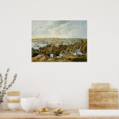  kaart van Georgetown (1855) Poster (Keuken)