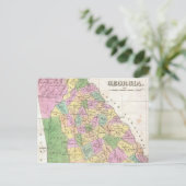  kaart van Georgië (1827) (Staand voorkant)