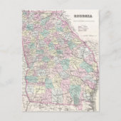  kaart van Georgië (1855) (Voorkant)