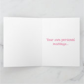 Kaart van gepersonaliseerde Cute Elephant Birthday (Binnen)