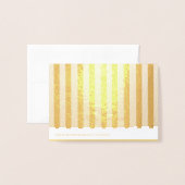 Kaart van gestripte Folie (Met envelop)