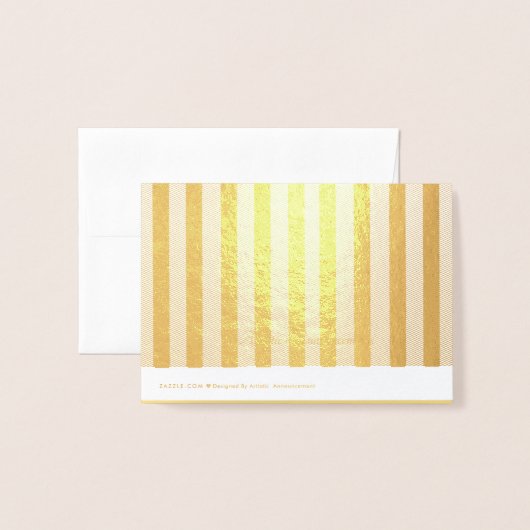 Kaart van gestripte Folie (Met envelop)