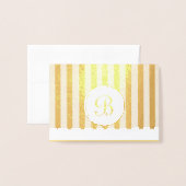 Kaart van gestripte Folie (Voorkant met envelop)