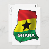 Kaart van Ghana (Voorkant / Achterkant)