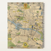 Kaart van Glasgow, Engeland Planner (Achterkant)