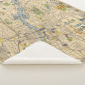 Kaart van Glasgow, Engeland Sherpa Deken (3/4)