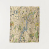 Kaart van Glasgow, Engeland Wandkleed (Voorkant)