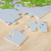 kaart van Gloucester Massachusetts (1949) Legpuzzel (Zijkant)