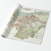  kaart van Göteborg, Zweden Cadeaupapier (Uitgerold)