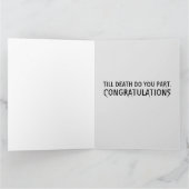 KAART VAN GOTHISCHE SKELETONS WEDDING CONGRATULALA (Binnen)