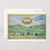 Kaart van Granada, van "Civitates Orbis Terrarum" (Voorkant / Achterkant)