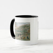 Kaart van Granada, van "Civitates Orbis Terrarum", Mok (Voorkant links)