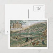 Kaart van Granada, van Civitates Orbis Terrarum, V (Voorkant / Achterkant)