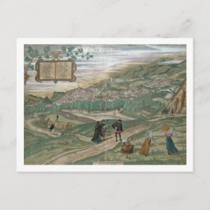Kaart van Granada, van Civitates Orbis Terrarum, V