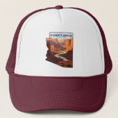 Kaart van Grand Canyon National Park Arizona Trucker Pet (Voorkant)