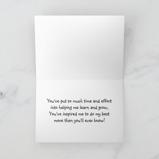 Kaart van Greeing van de Leraar van de wereld de (Binnen)