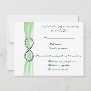 Kaart van Green Infinity Wedding Response