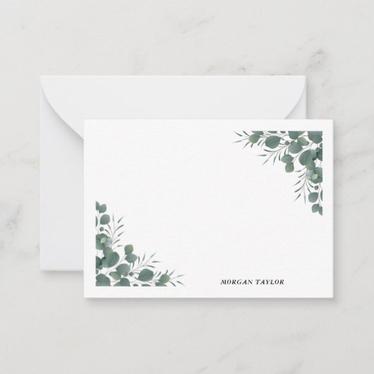 Kaart van Green Note Notitiekaartje (Voorkant)