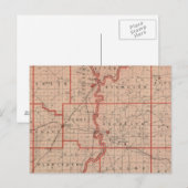 Kaart van Greene County (Voorkant / Achterkant)