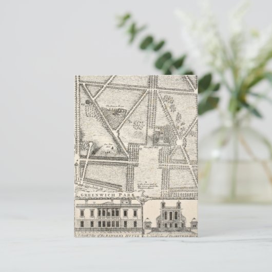 Kaart van Greenwich Park (Staand voorkant)