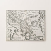 kaart van Griekenland (1525) Legpuzzel (Horizontaal)