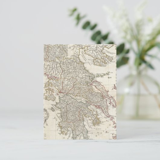  kaart van Griekenland (1794) (Staand voorkant)