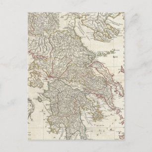  kaart van Griekenland (1794)