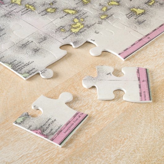  kaart van Griekenland (1853) Legpuzzel (Zijkant)