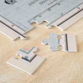  kaart van Griekenland (1901) Legpuzzel (Zijkant)