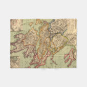  kaart van Griekenland (1903) Fleece Deken (Voorkant (Horizontaal))