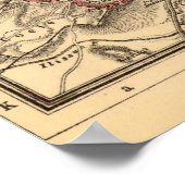  kaart van Griekenland (1903) Poster (Hoek)