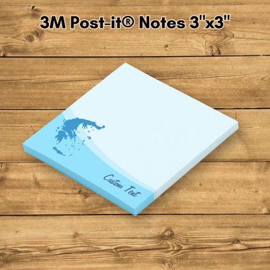 Kaart van Griekenland Post-it® Notes