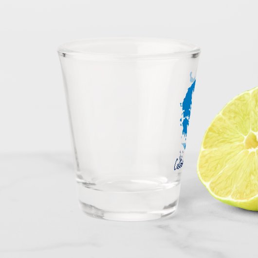 Kaart van Griekenland Shot Glas (Links)