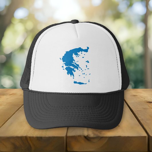 Kaart van Griekenland Trucker Pet