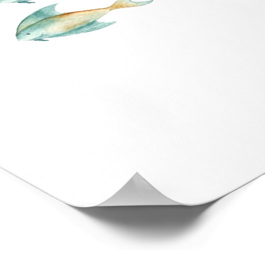 Kaart van Griekenland Welkom Poster (Hoek)