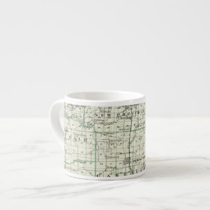 Kaart van Groene County en Carrollton Espresso Kop