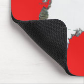 Kaart van Groenland Mousepad Muismat (Hoek)