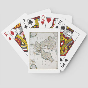 Kaart van Groot-Brittannië en Ierland, Parijs 1640