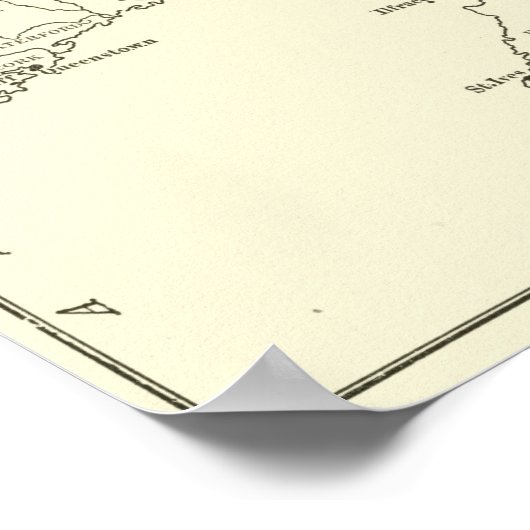 Kaart van Groot-Brittannië | Gezondheidsrapporten Poster (Hoek)