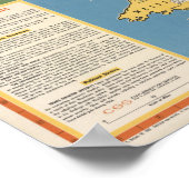 Kaart van Groot-Brittannië: Headline-Focus Poster (Hoek)