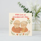 Kaart van grootouderdag (Staand voorkant)
