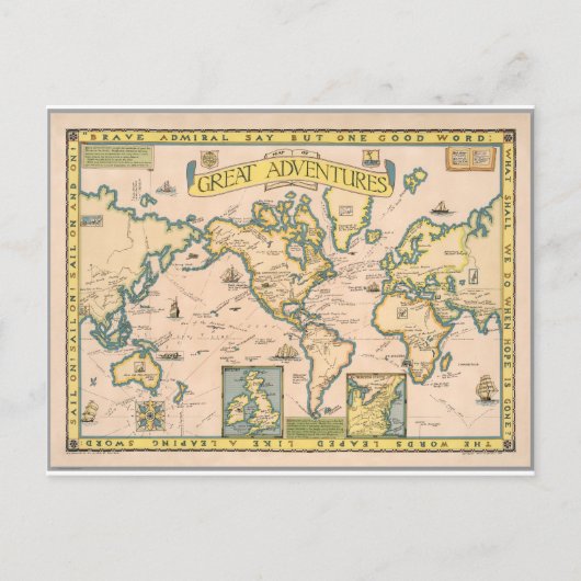 Kaart van grote avonturen (Voorkant)