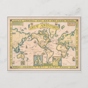 Kaart van grote avonturen