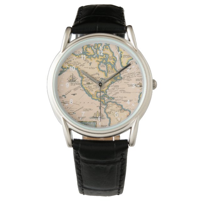 Kaart van grote avonturen horloge (Voorkant)