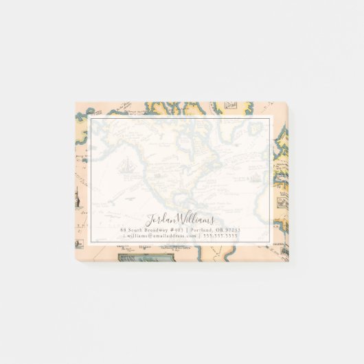 Kaart van grote avonturen post-it® notes (Voorkant)