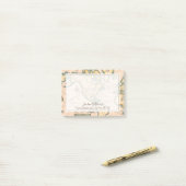 Kaart van grote avonturen post-it® notes (Op bureau)
