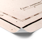  kaart van Guadeloupe (1780) Poster (Hoek)