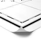 kaart van Guatemala (1902) Poster (Hoek)