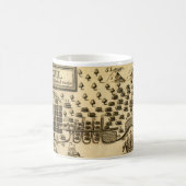 Kaart van Guayaquil, Ecuador (1741) Mok koffie (Center)