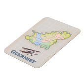 kaart van Guernsey Magneet (Linkerzijde)